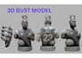 sculpt 3d head bust model 3d face 3d portrait 3d bust statue printable stl file